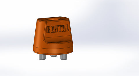 RENTAL - Orange Emek/Etha2 Back Cap (10pair)