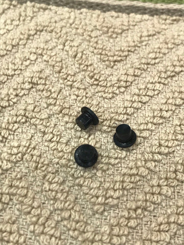 Black Delrin E-Blade Buttons (3 pack)